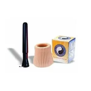 Panty fitting kit SUNDO 25080 — 2-piece silicone fitting set, black