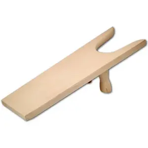 Shoe removal device SUNDO 25700, wooden shoehorn, ergonomic lightweight design, length 330 mm