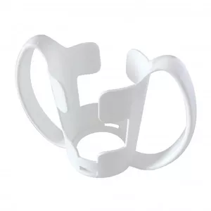 Kausu un glāžu turētājs SUNDO 20000 — universāls tehnopolimēra turētājs, balts, augstums 83 mm, augšējais Ø 6,7 cm