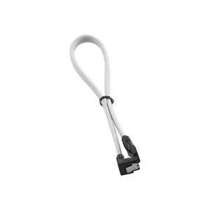 SATA kabelis CableMod CM-CAB-RSAT-N30KW-R 0.3m balts
