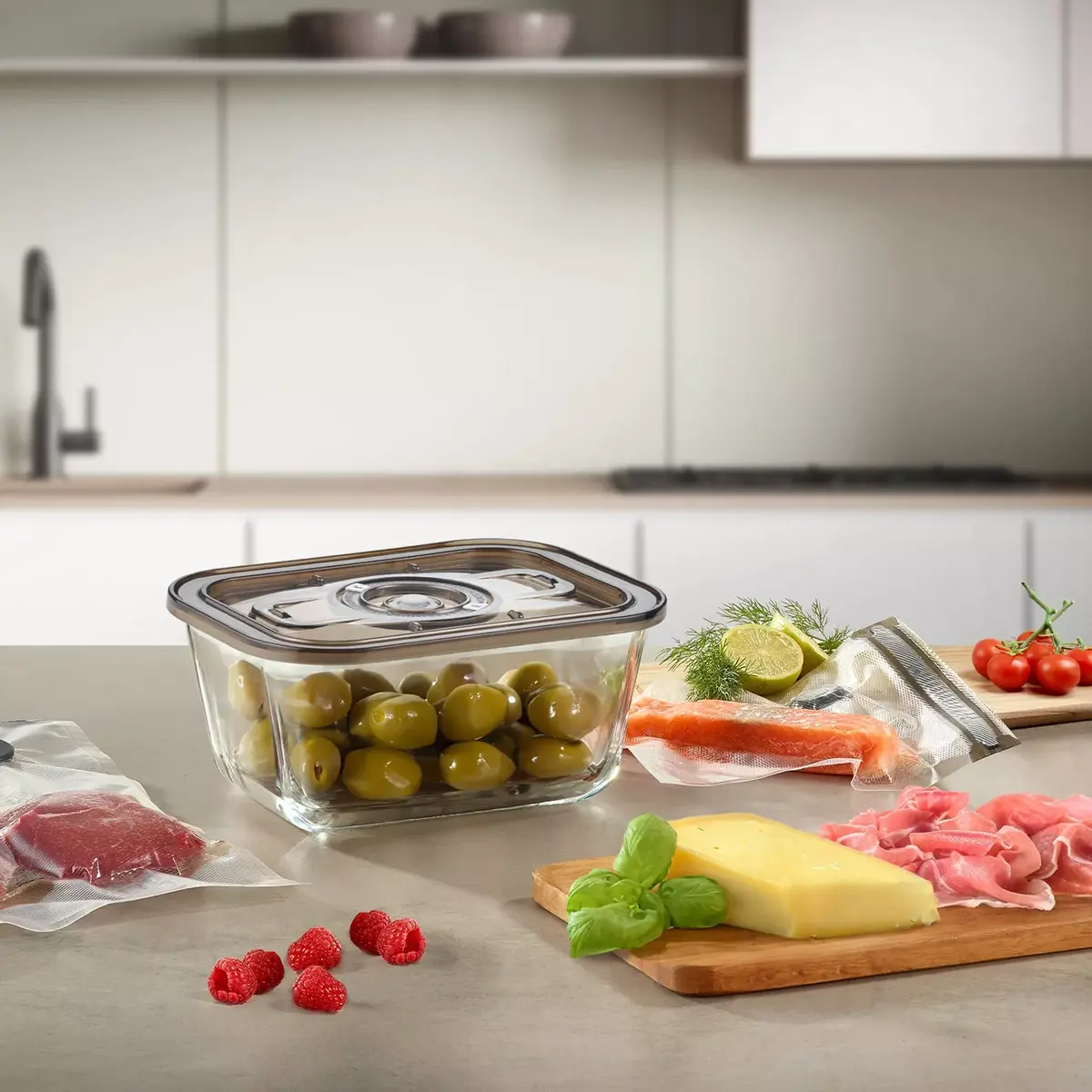 Glass vacuum container Caso VacuBoxx Eco M Photo 6