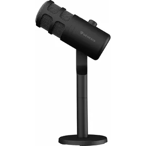 Vadāmā PC mikrofons GENESIS Radium 350D — USB Type-A/Type-C, jutība -48 dB, 16–14000 Hz, kabelis 2,5 m, melns