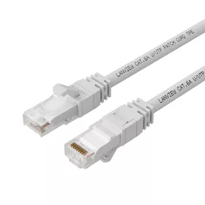 Networking Cable Lanview LV-SFTP6A05W Gold Connector S/FTP 5m White