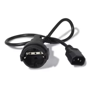 Power Cable APC AP9880 Black 0.6 m C14 coupler CEE7/7