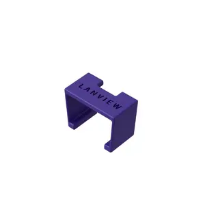 Lanview LVT-SC-P Kabeļu organizatora klipši SmartClicks Violeta Plastmasa 20 gab.