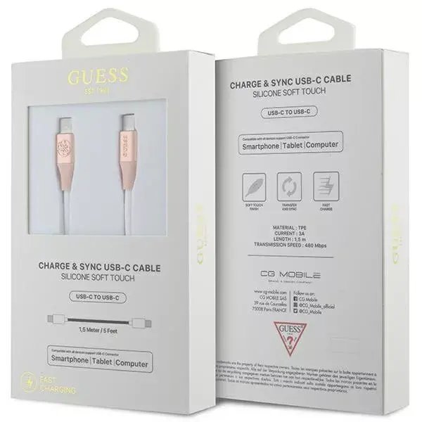Кабель USB-C GUESS GUCCLALRGDP 1,5 м Photo 2