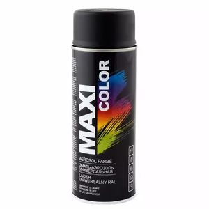 Аэрозольная краска Motip Maxi Color RAL 9005 400 мл чёрная матовая