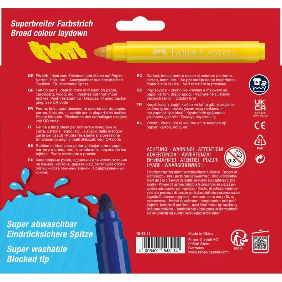 Фломастер Faber-Castell Jumbo Multicolour Photo 2