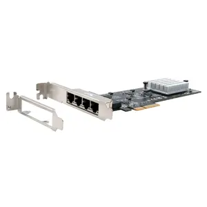 Tīkla PCIe karte Exsys EX-60115 4× 2.5GbE porti ar Intel I225‑V čipu