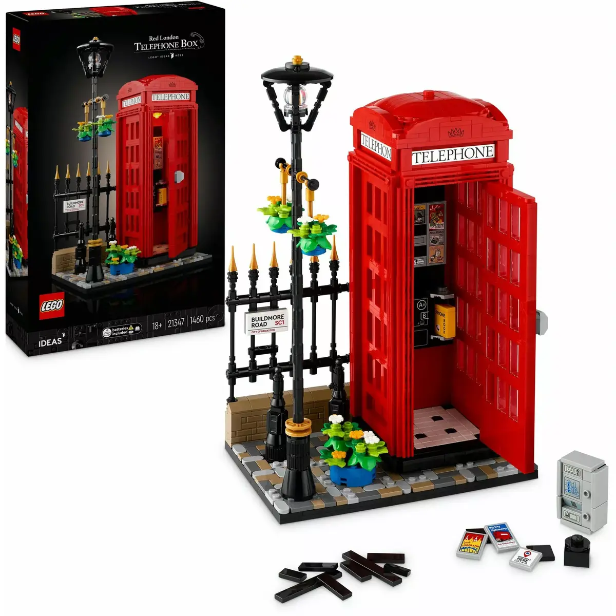 Конструктор LEGO Red London Telephone Box 21347 Photo 3