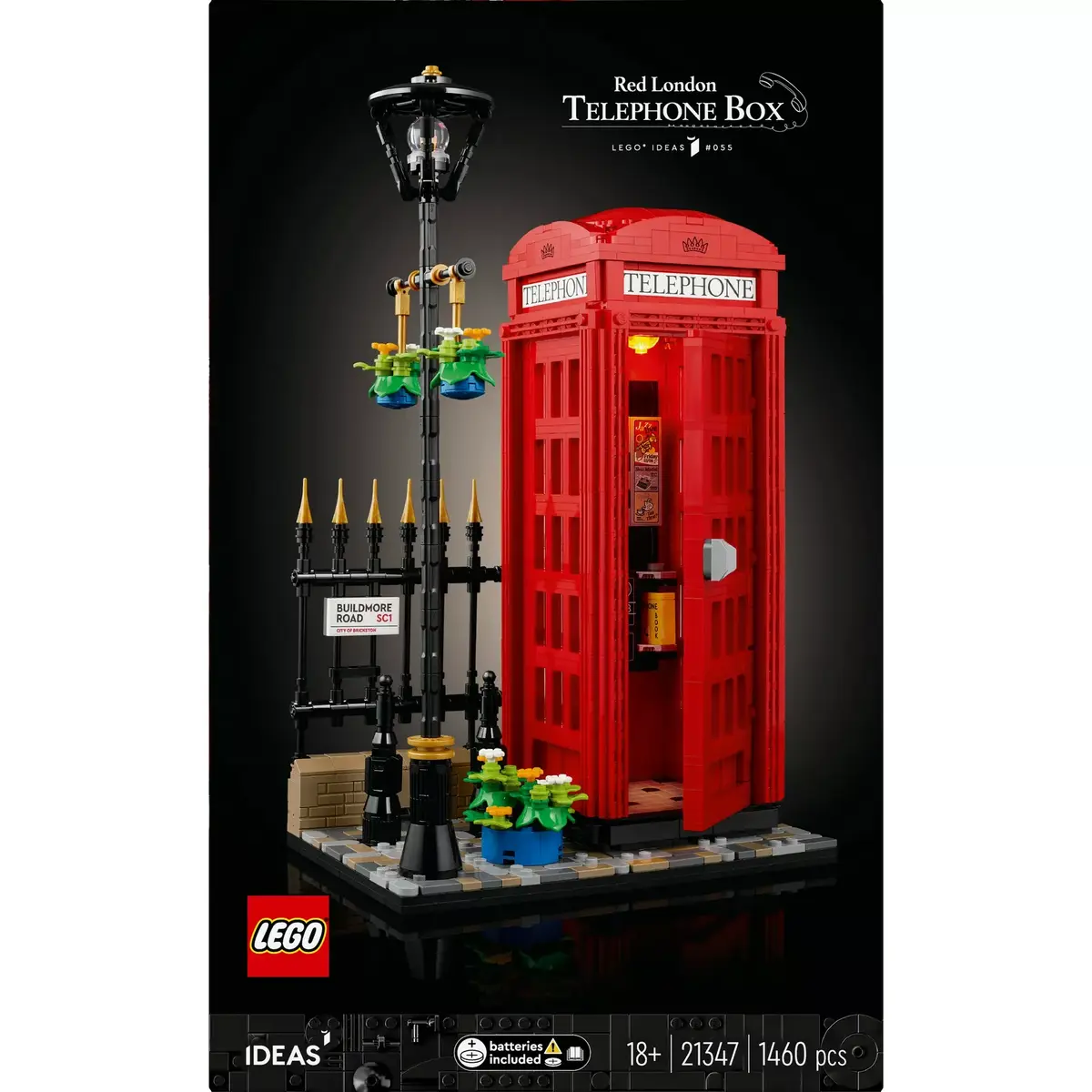 Конструктор LEGO Red London Telephone Box 21347 Photo 13