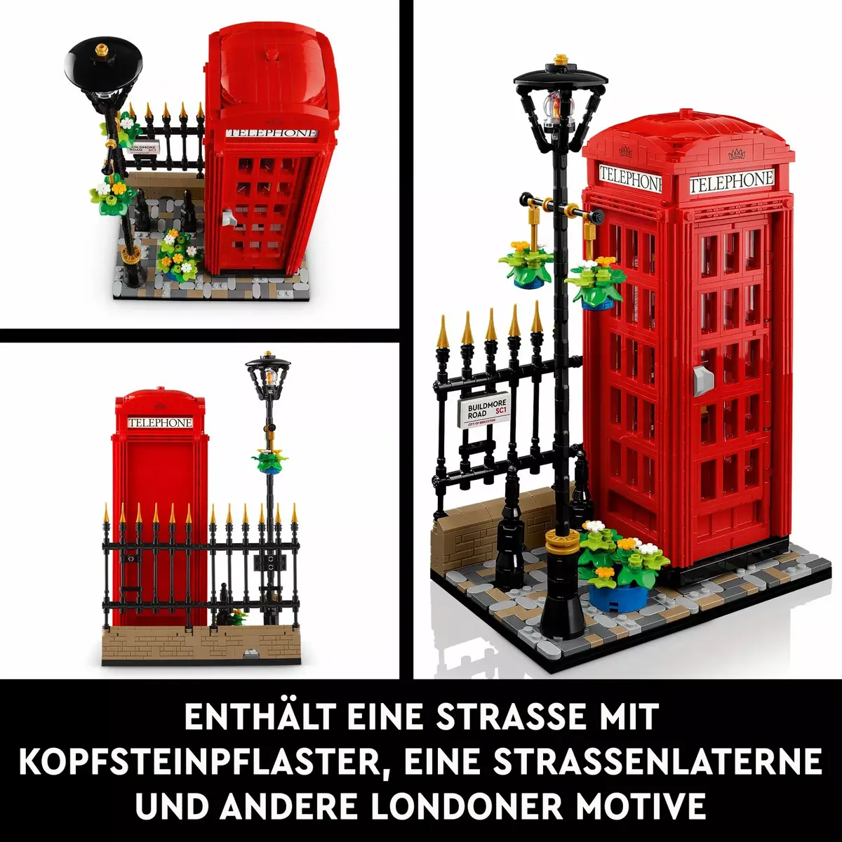 Конструктор LEGO Red London Telephone Box 21347 Photo 17