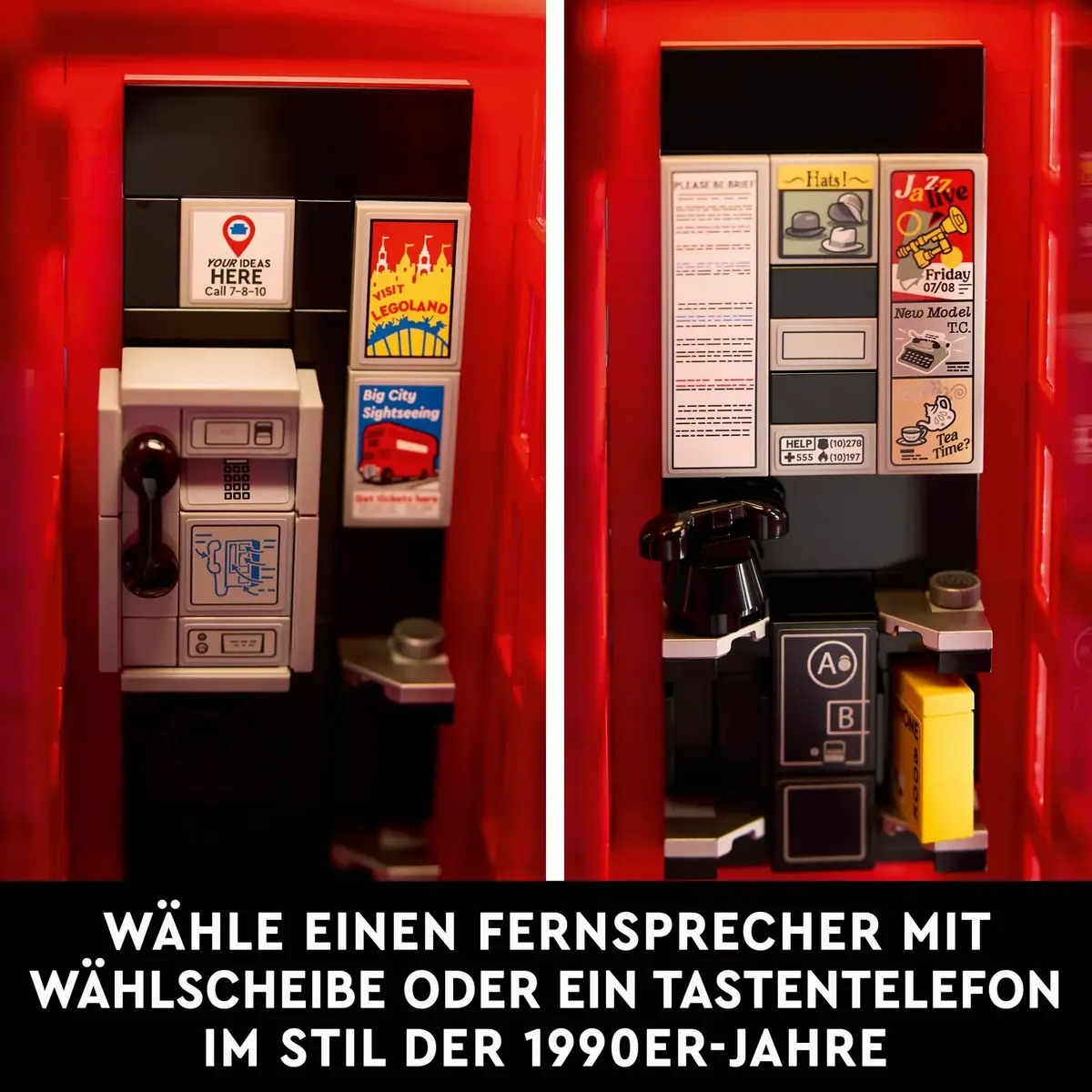 Конструктор LEGO Red London Telephone Box 21347 Photo 18