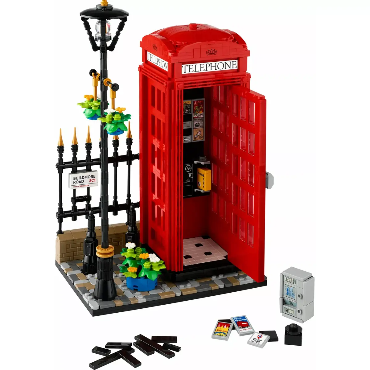 Конструктор LEGO Red London Telephone Box 21347 Photo 25