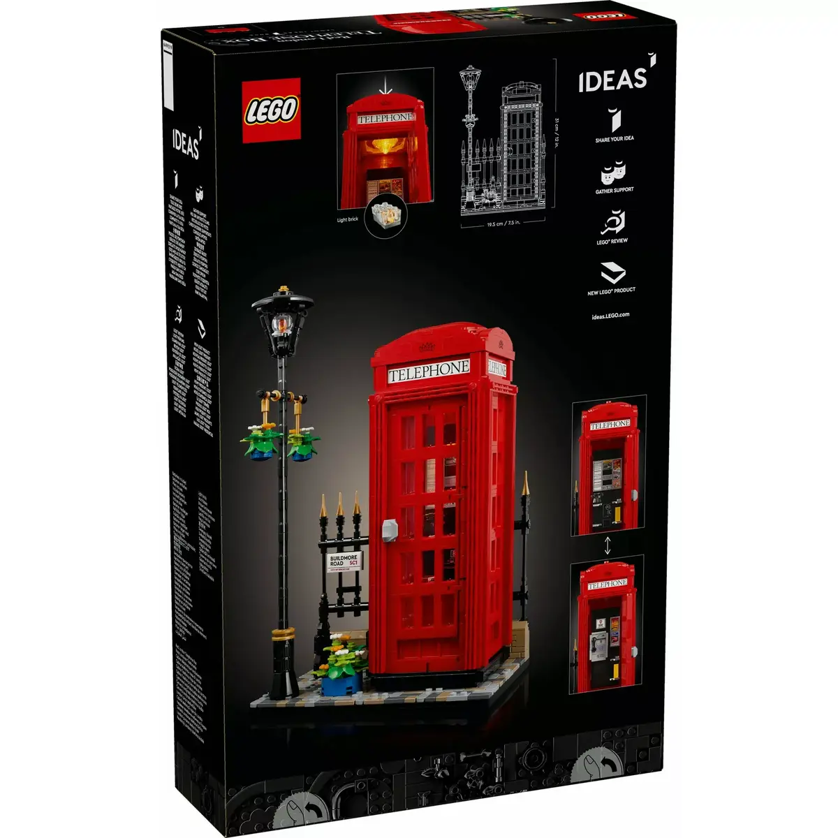 Конструктор LEGO Red London Telephone Box 21347 Photo 32