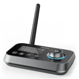 Wireless audio transmitter/receiver HAMA Link.it duo 3.5 mm, Bluetooth, 10 m range, USB powered, black