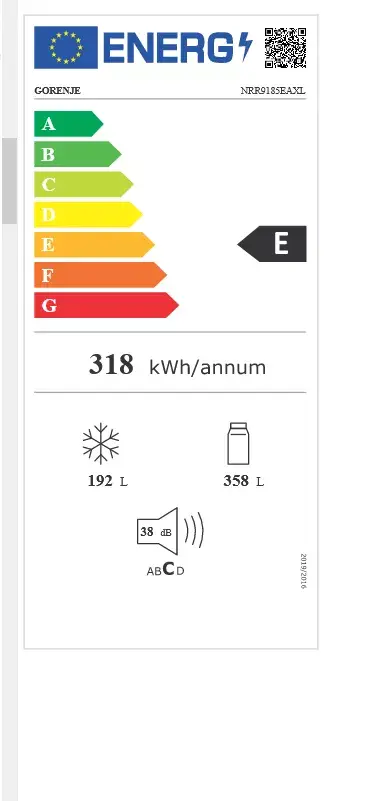 Gorenje NRR9185EAXL side-by-side refrigerator Photo 20