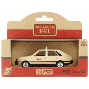 Mehāniskā rotaļu automašīna Daffi Vehicle PRL FSO Polonez Bēšs K-583, atpakaļvērsts mehānisms, mērogs nav norādīts