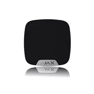 Indoor siren Ajax HomeSiren 8EU ASP black — wireless, battery powered, 8 tones