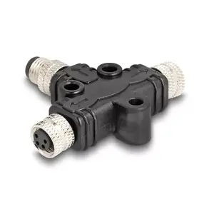 Cable splitter DeLOCK M8 T-Splitter A-coded 4 pin 1 x male to 2 x female