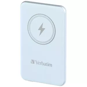 Verbatim Charge 'n' Go Magnetic Wireless Power Bank 5000mAh Blue