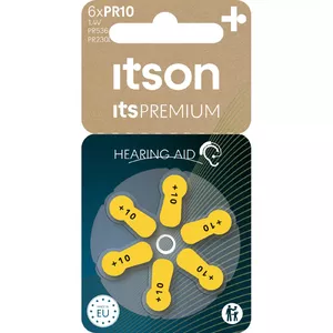 Klausīšanās aparāta baterija itson PR230(10)IT/6RM 1,4 V cinka gaisa 10. izmērs (6 gab.)