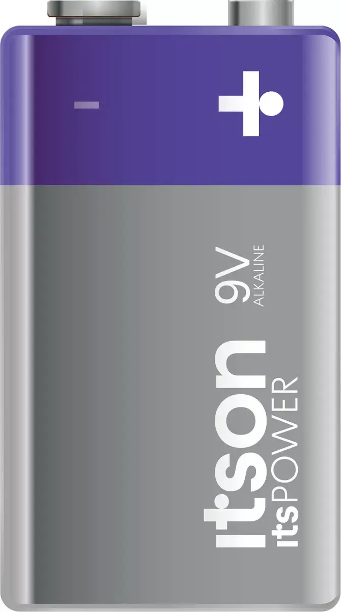itson itsPOWER 9V щелочная батарейка 6LR61IPO/1CP Photo 2