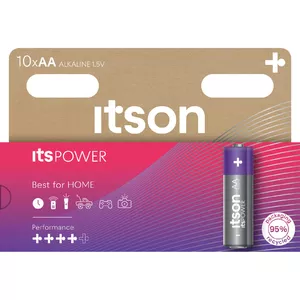 Sārmainās AA baterijas itson itsPOWER LR6IPO/10HH 1,5V — 10 gab.