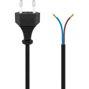 Сетевой кабель Goobay 50085 черный 1.5 м CEE7/16