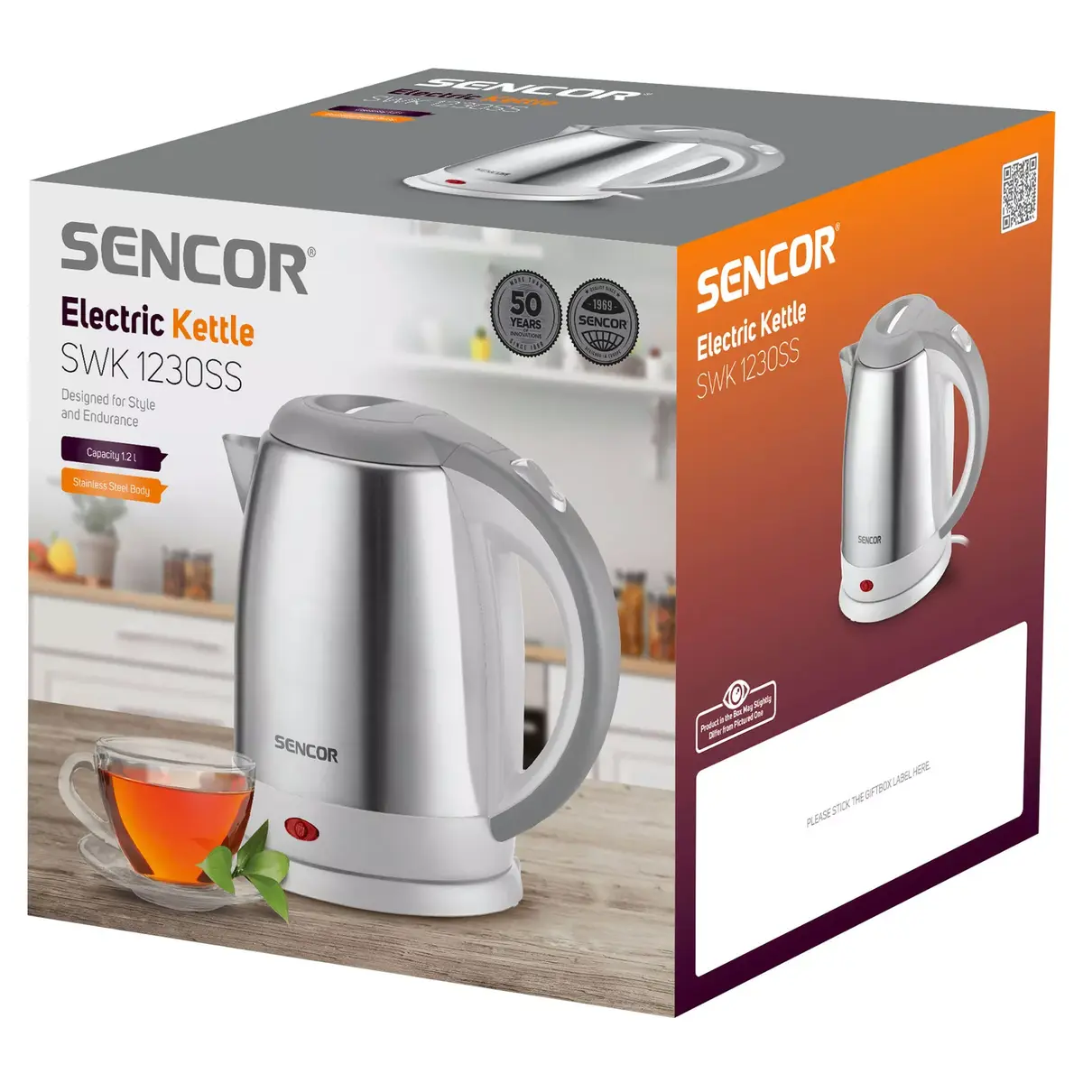 Электрический чайник SENCOR SWK1230SS 1,2 л 2200 Вт Photo 5