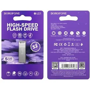 USB-флеш-накопитель Borofone BUD1 Nimble 32 ГБ серебристый