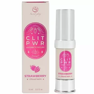 Clitoral balm secret play CLIT PWR STRAWBERRY – concentrated topical balm for external use, strawberry scent