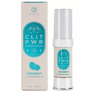 Clitoral balm secret play CLIT PWR COCONUT – coconut-scented intimate balm for external use