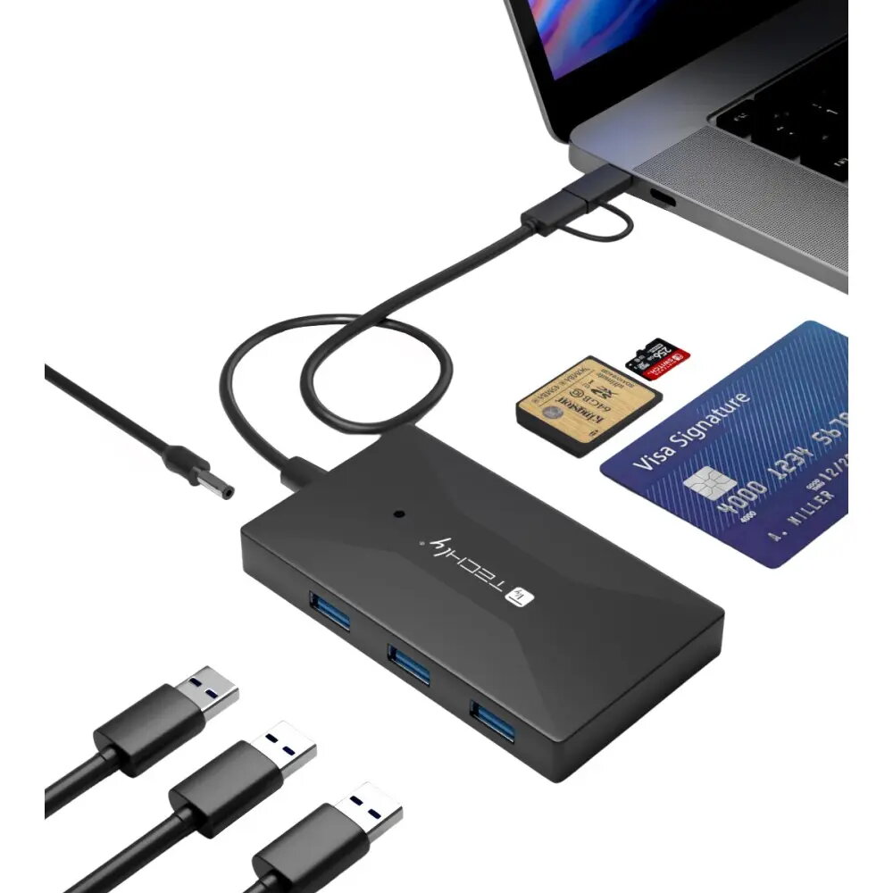 Techly IUSB-CARD-AC582 karšu lasītājs USB 3