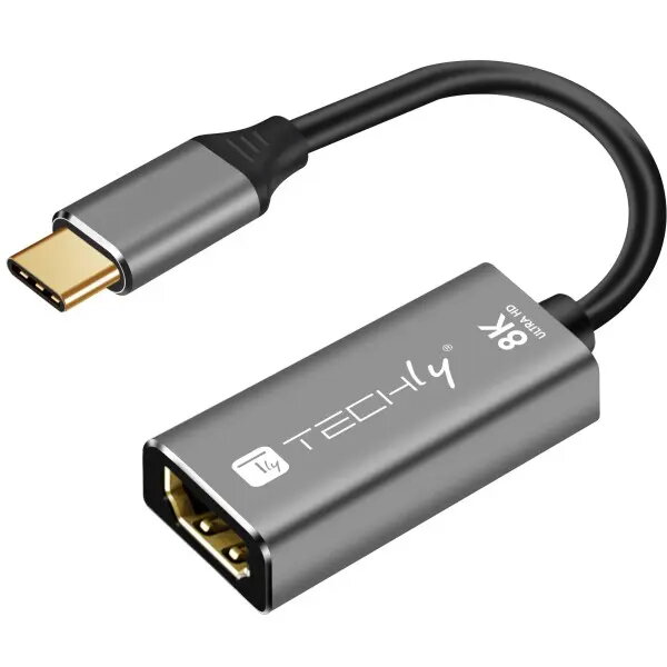Techly IADAP-USBC-HDMI8 USB grafiskais adapteris USB