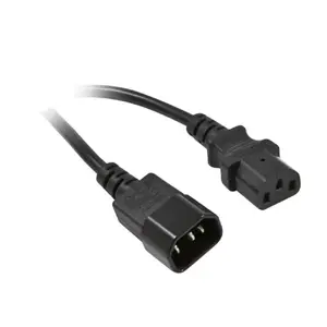 Power cable Synergy 21 S215382 Black 2 m C13 C14 couplers