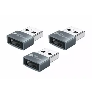 USB dzimuma maiņa Kabelmeister USB-AD203-3 USB-A uz USB-C Pelēks