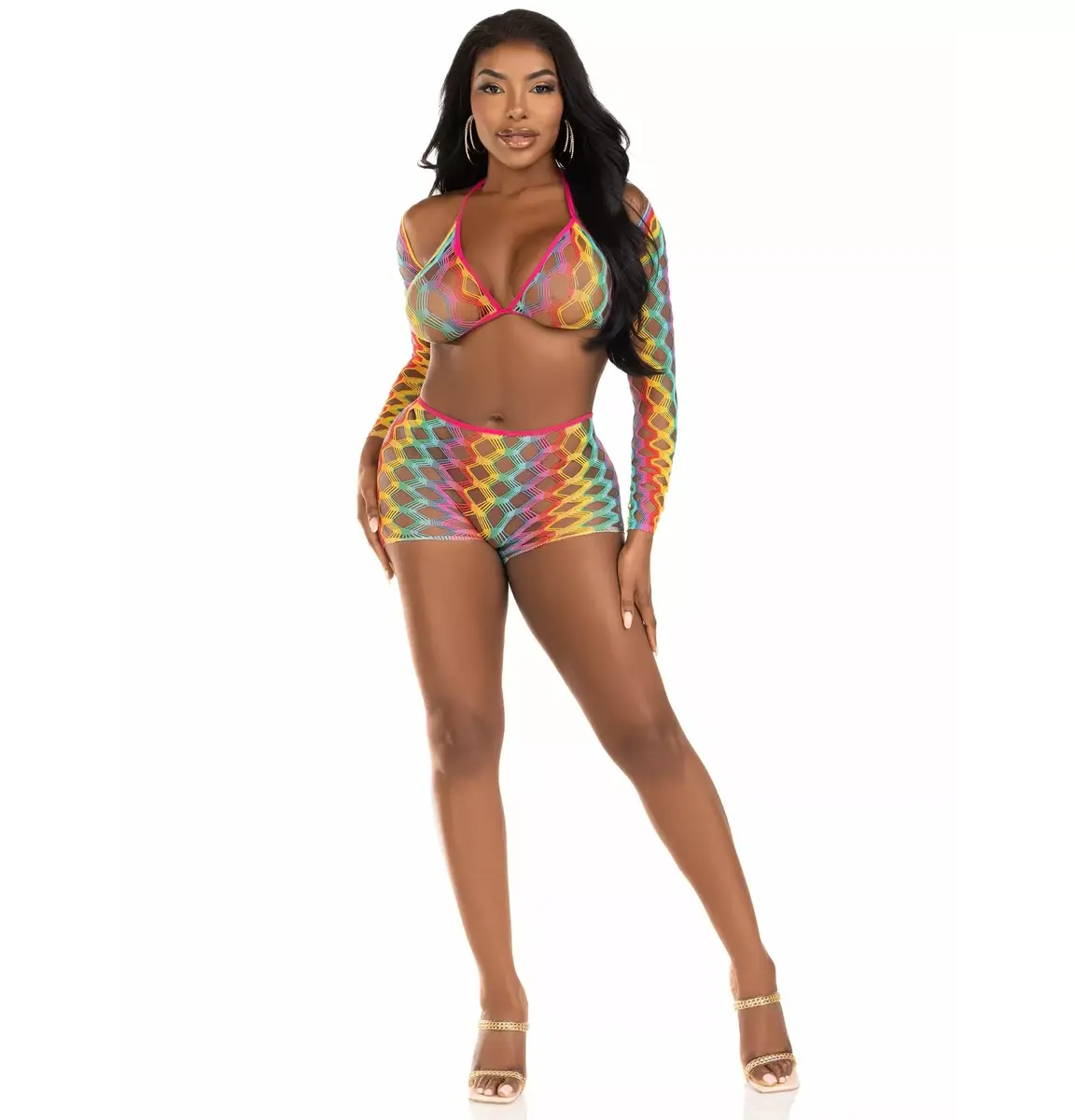 Lingerie set Leg Avenue One Size 81661_10122 Photo 5
