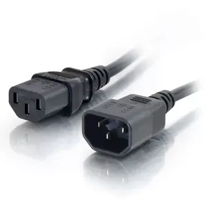 C2G 5м 18 AWG удлинитель питания для компьютера IEC320C13 к IEC320C14
