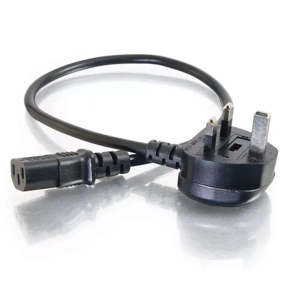 C2G 2m 16 AWG UK Power Cord (IEC320C13 to BS 1363) Photo 2