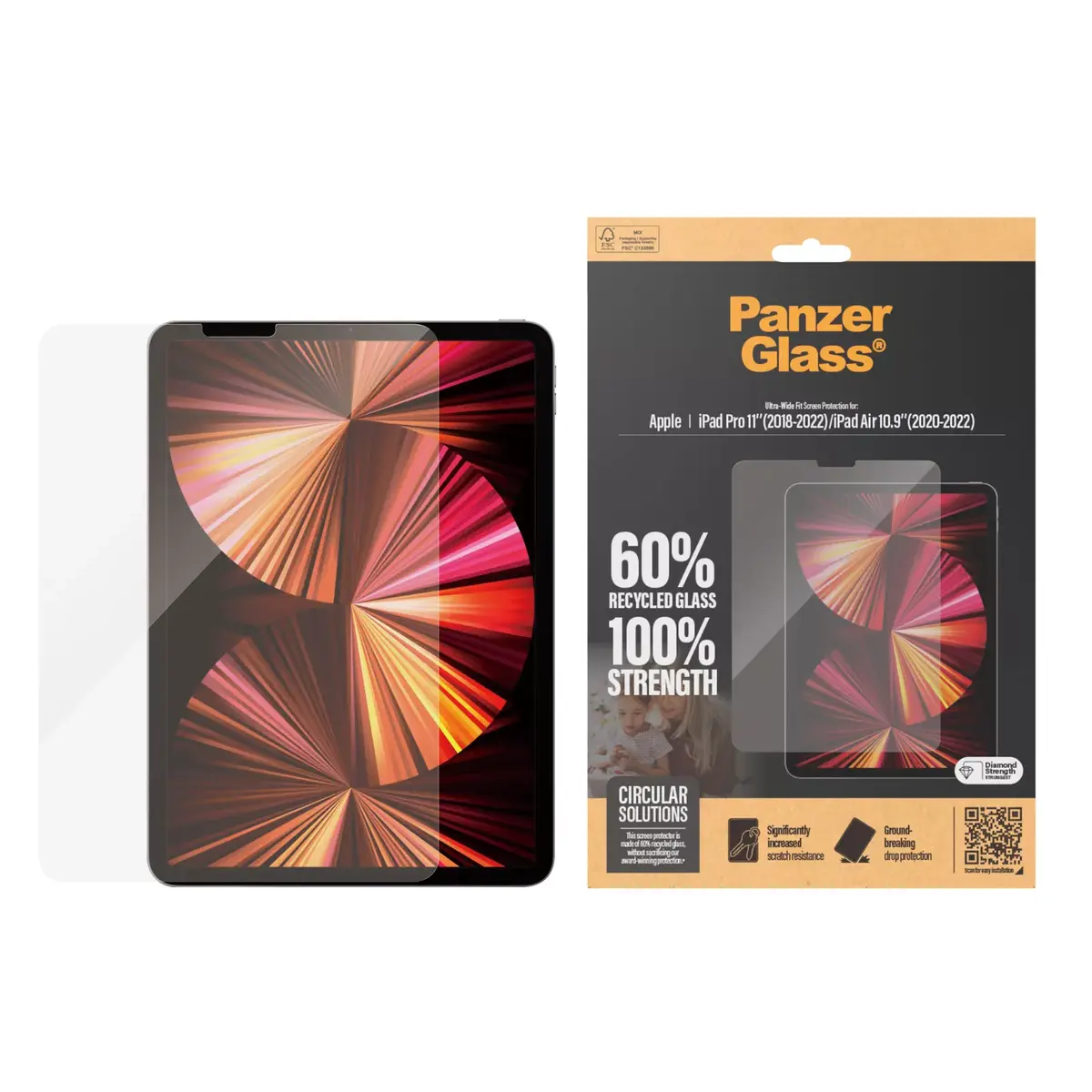 Защитное стекло PanzerGlass iPad Pro 11'' iPad Air 10.9'' Photo 2