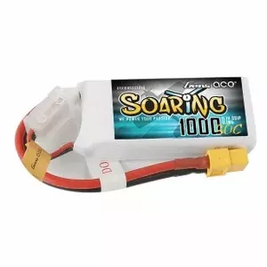 Battery Gens ace Soaring 1000mAh 11.1V 30C 3S1P Lipo Pack