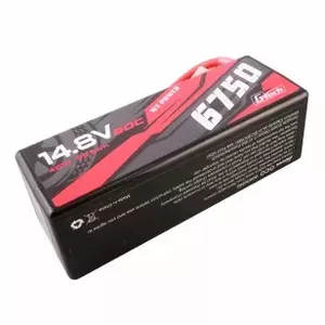 Battery Gens ace G-Tech 6750mAh 14.8V 60C 4S1P HardCase LiPo with XT90 plug