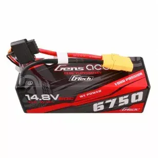 Gens ace G-Tech 6750mAh 14.8V 60C 4S1P LiPo battery Photo 3