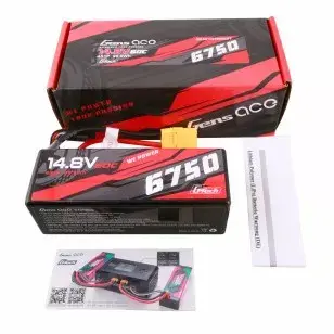 Gens ace G-Tech 6750mAh 14.8V 60C 4S1P LiPo battery Photo 5
