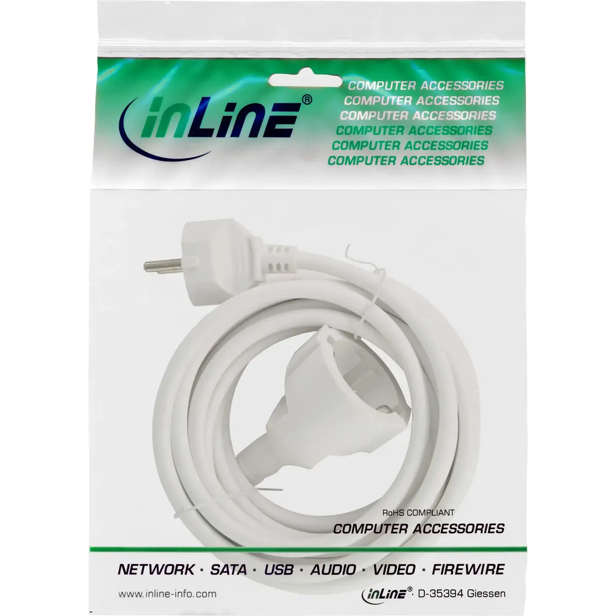 InLine 16407W Power Extension Cable Photo 2