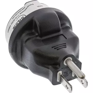 Travel adapter InLine 16705 USA US male to type F female