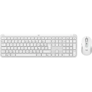Logitech MK950 Signature Slim Keyboard Mouse included Office RF Wireless + Bluetooth QWERTY Danish Finnish Norwegian Swedish White
