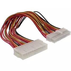 ATX 24pin male/female cable InLine 26629B 0.45m