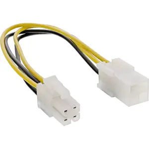 InLine Power Extension iekšējais Mainboard P4 4pin male / female 0.20m